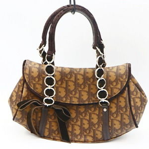 Christian Dior Trotter Handbag ribbon h